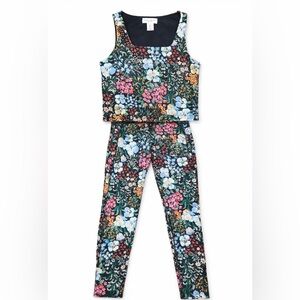 Laura Ashley Floral Activewear Set Size S NWOT
